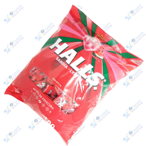 Halls Sandía Lyptus Caramelo Duro Funda x 100 u 300 g