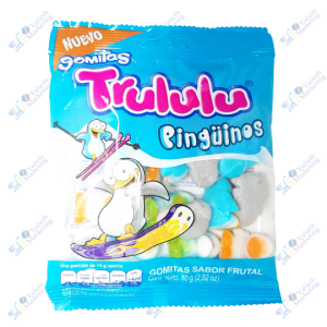 Super Trululu Pingüinos Gomitas Saborizadas 80 g