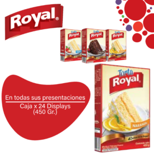 Royal Mezcla en Polvo Para Torta Naranja BX CAJA 24X450 gr
