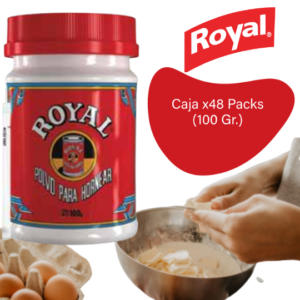 Royal Polvo Para Hornear CO Caja 48X100gr SM