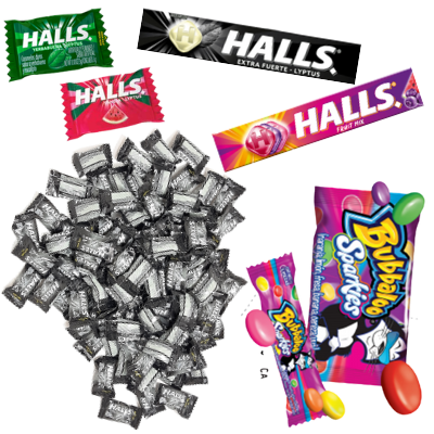 Caramelos halls